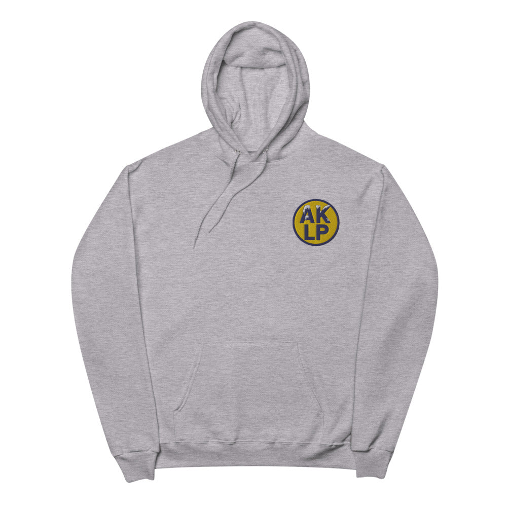 Alaska LP Embroidered Unisex fleece hoodie