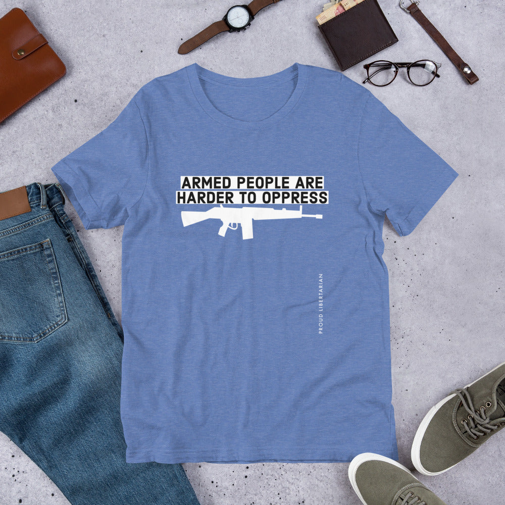 Armed People are harder to Oppress Short-Sleeve Unisex T-Shirt