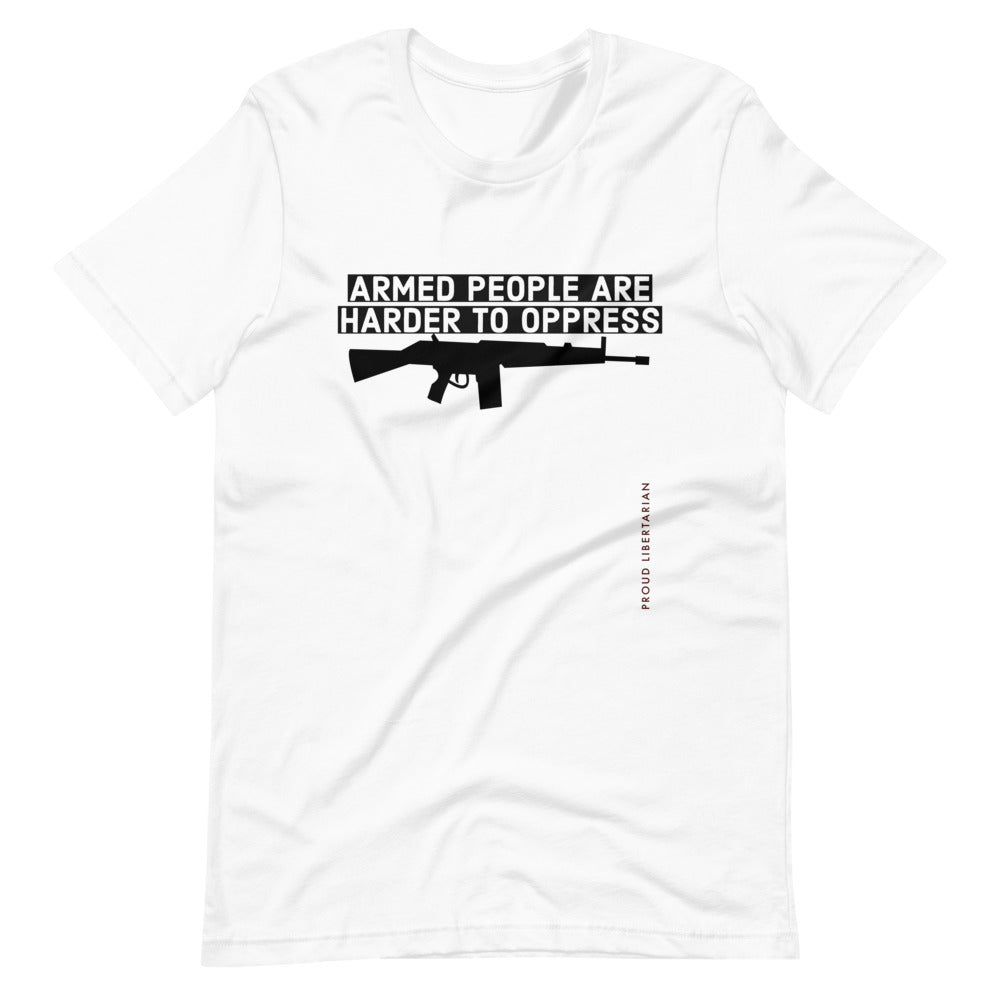 Armed People are harder to Oppress Short-Sleeve Unisex T-Shirt