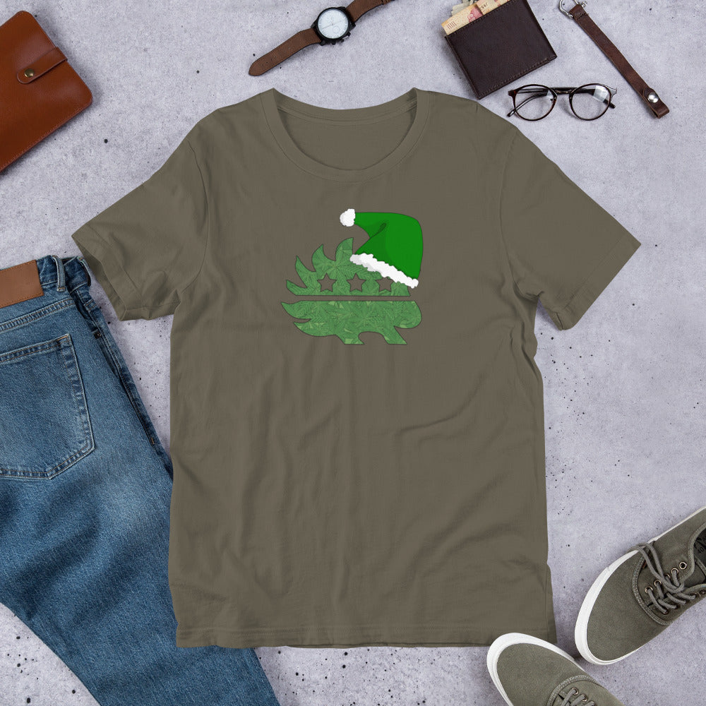 All I want for Christmas is Legal Marijuana LP Porcupine Unisex t-shirt