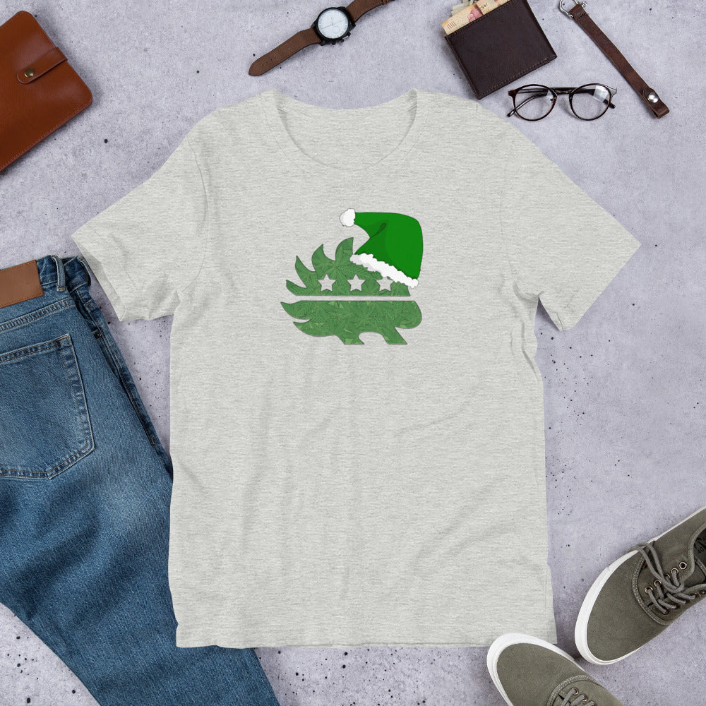 All I want for Christmas is Legal Marijuana LP Porcupine Unisex t-shirt