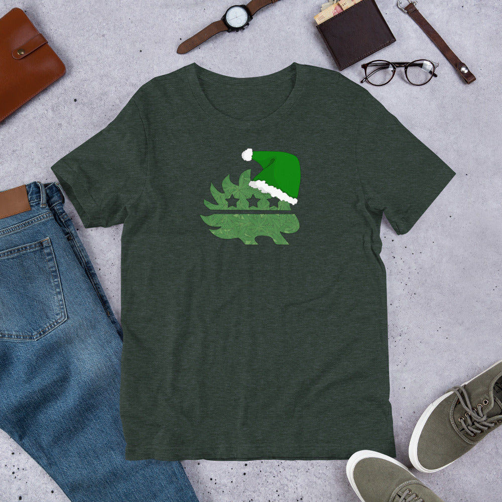 All I want for Christmas is Legal Marijuana LP Porcupine Unisex t-shirt