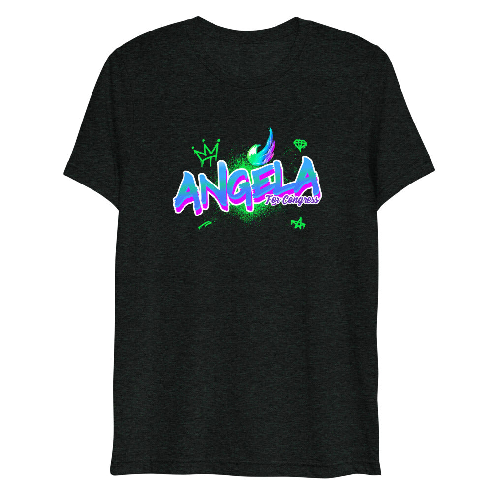 Angela for Congress Short sleeve Tri-Blend t-shirt
