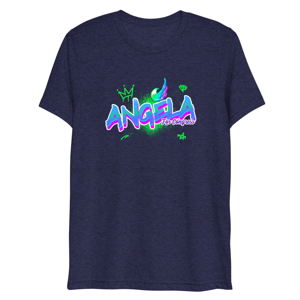 Angela for Congress Short sleeve Tri-Blend t-shirt
