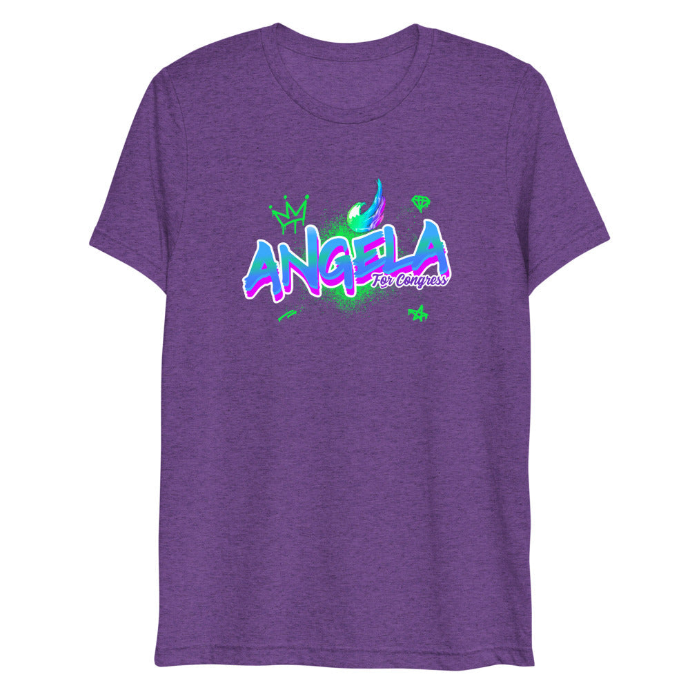 Angela for Congress Short sleeve Tri-Blend t-shirt