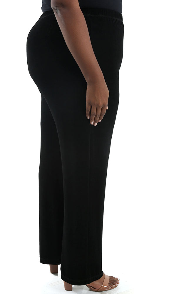 Vikki Vi Classic Black Pull on Pant