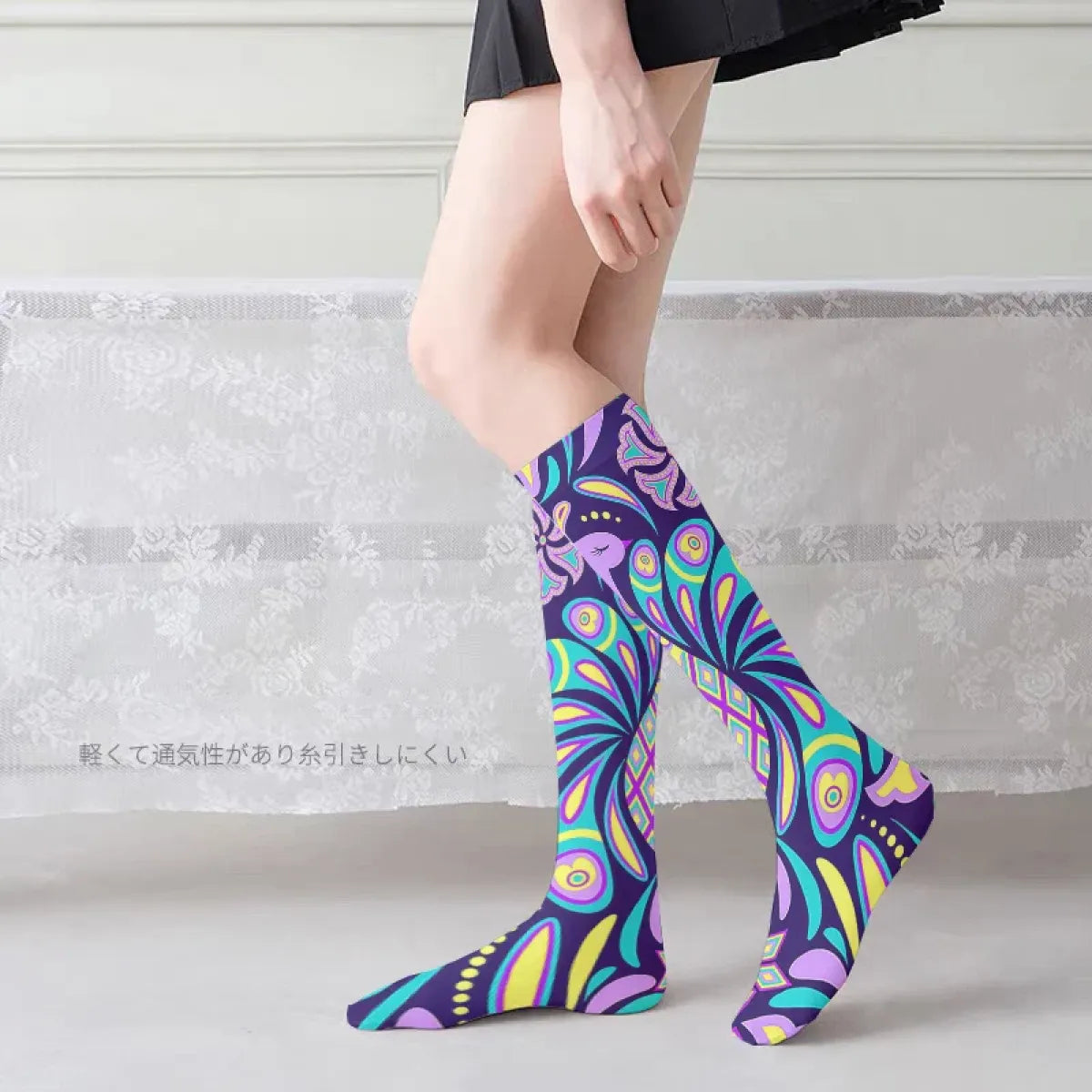 Velvet Long Socks for Women - Harajuku Summer Stockings