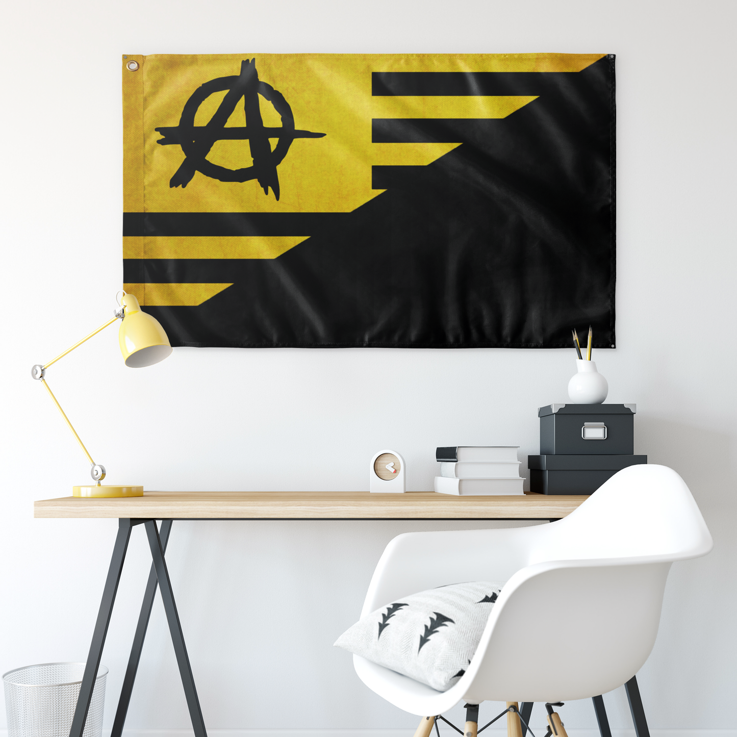 ANCAPISTAN Single SidedWall Flag - 36"x60"