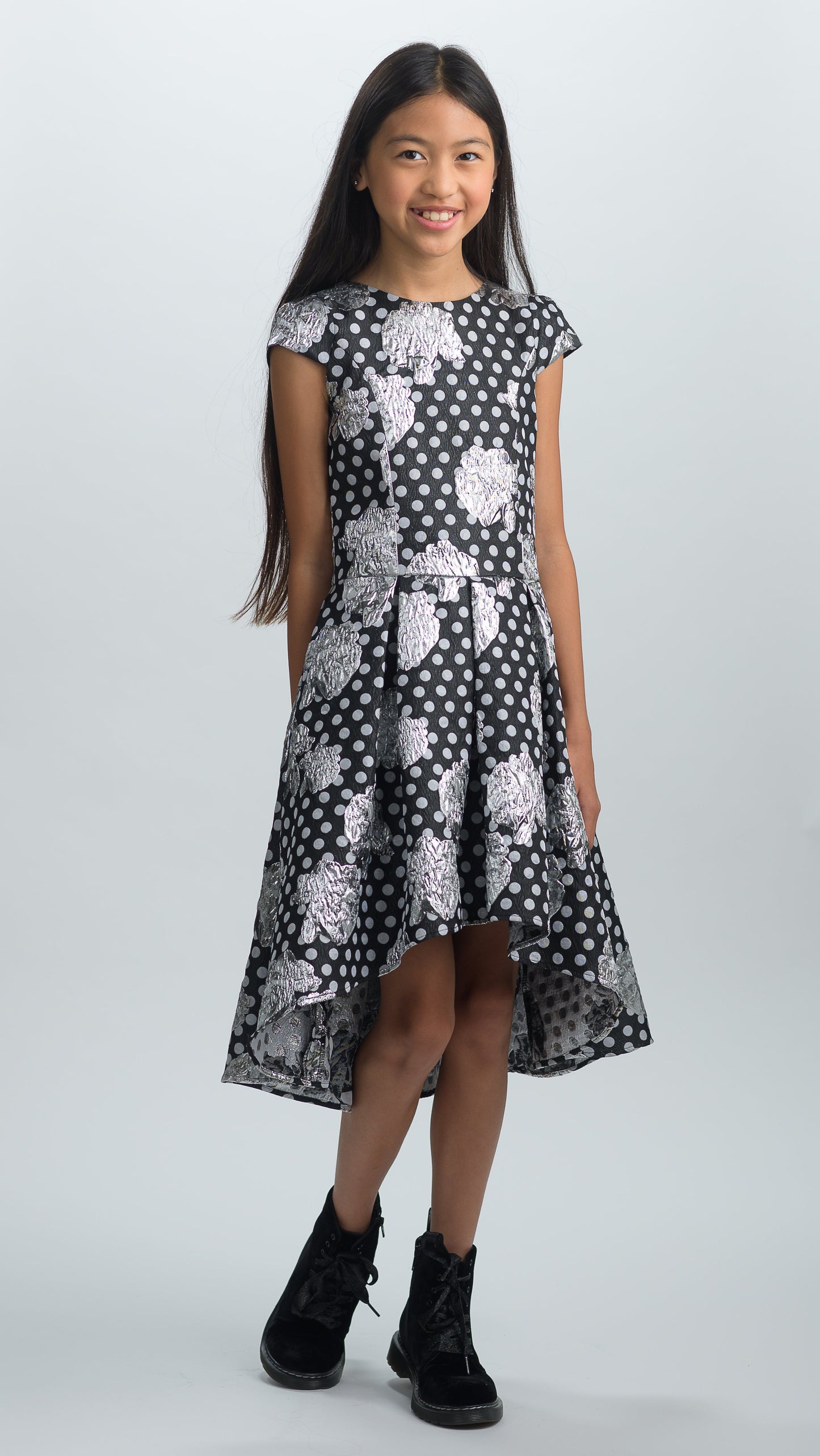 Metallic Dotted Rose I Final Sale