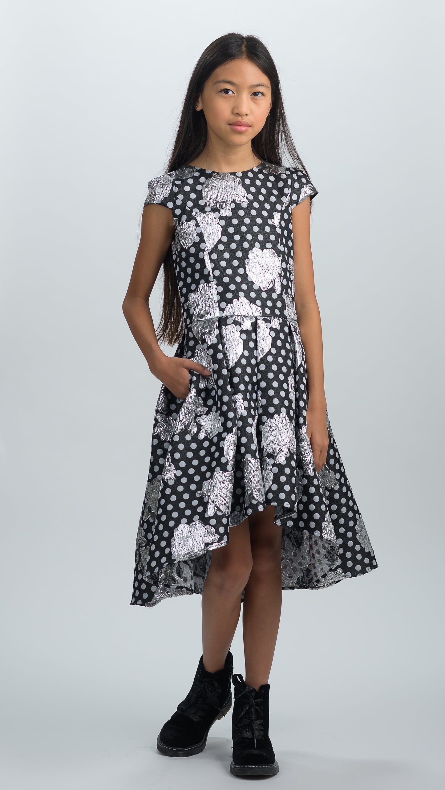 Metallic Dotted Rose I Final Sale