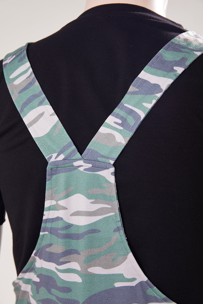 Camo batch printing autumn micro elastic pockets loose casual carpenter