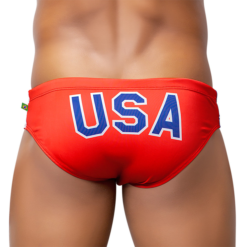 TEAM USA Flag  Print Sunga  - CLEARANCE / FINAL SALES