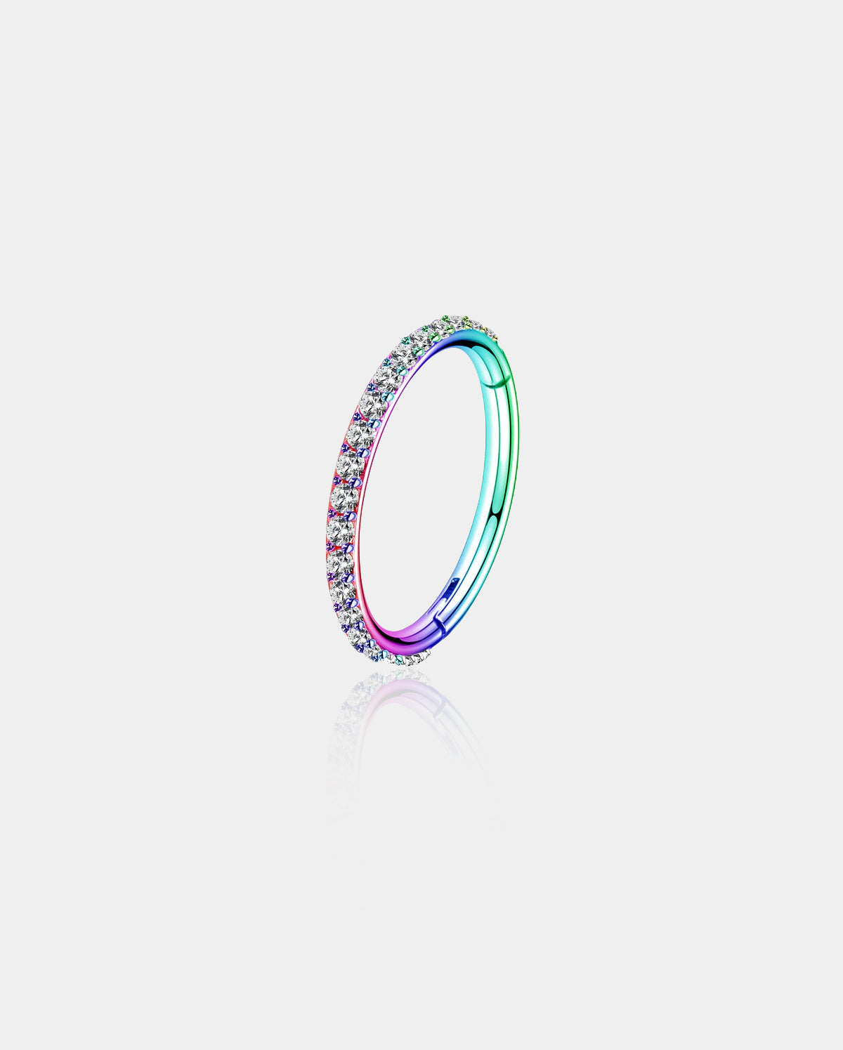 16G CZ Hinged Segment Cartilage Ring