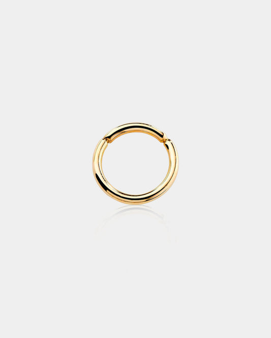 14K Gold Hinged Hoop Cartilage Earring