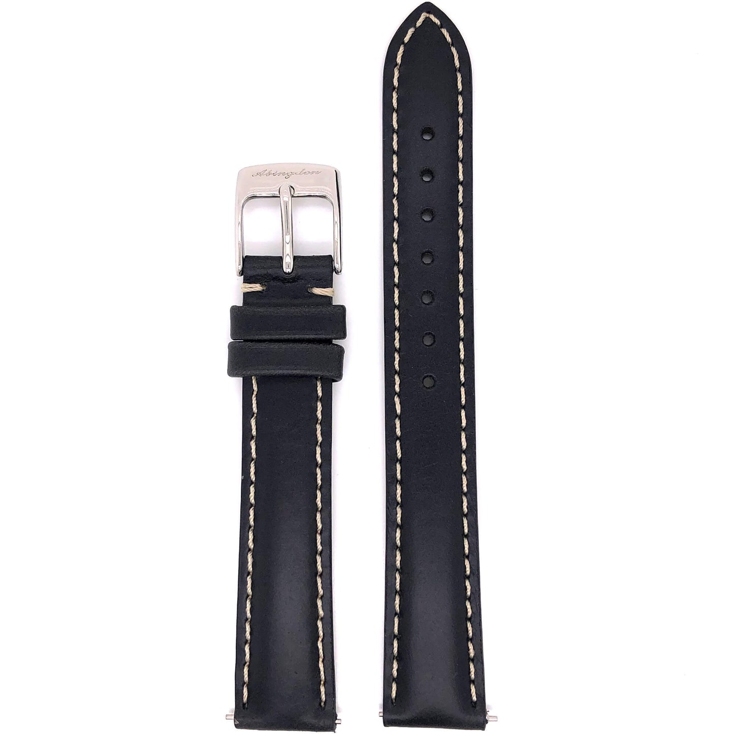 BAND - 16mm Oil Tan Leather Contrast Stitch