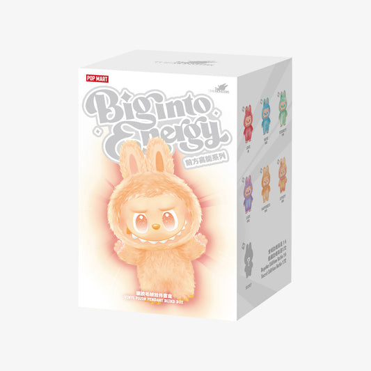 [In Stock] POPMART Big into Energy Series-Vinyl Plush Pendant Blind Box Labubu (SEALED)