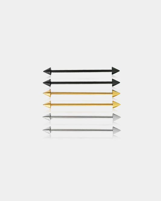 6PCS Spike Industrial Barbell Set
