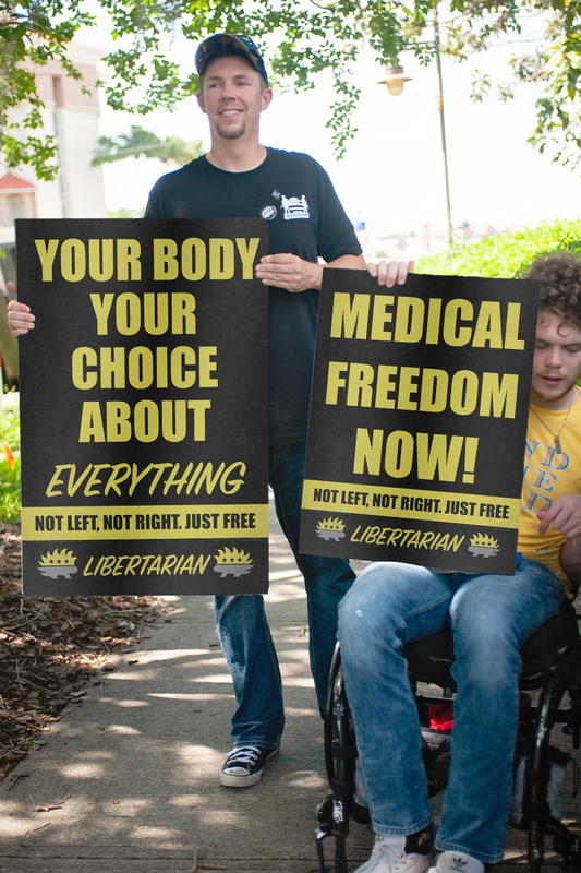 Your Body Your Choice  - Profits for Protests Adult Sign (24" x 36")