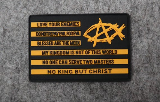AnarchoChristian PVC Morale Patch