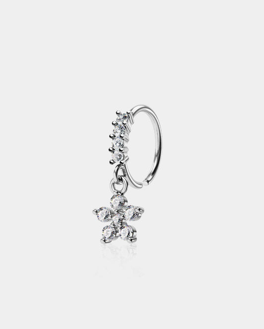 22G Star Dangle Seamless Nose Hoop