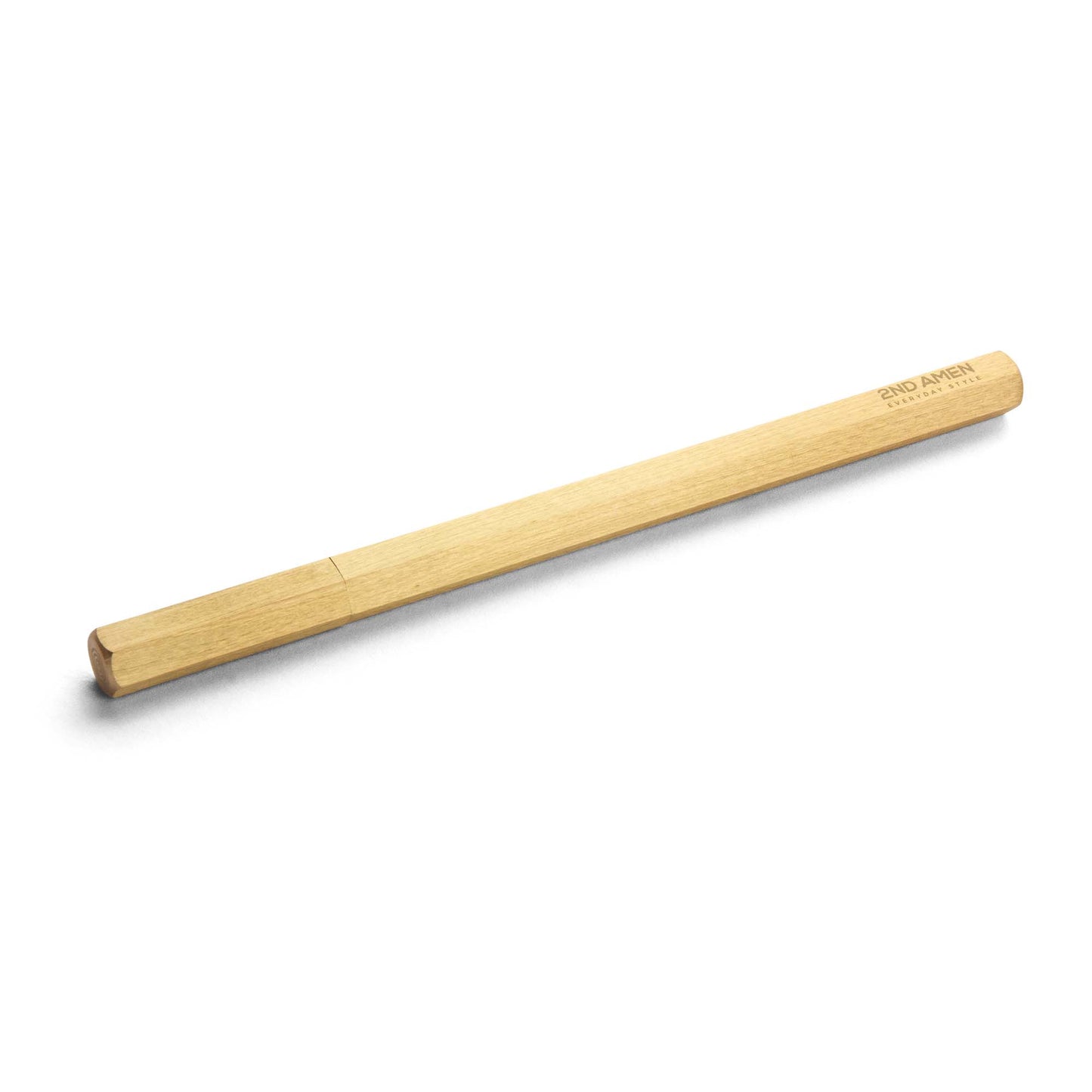 2nd Amen EDC Pen Solid Brass Roller Ball Black Gel Ink Pen