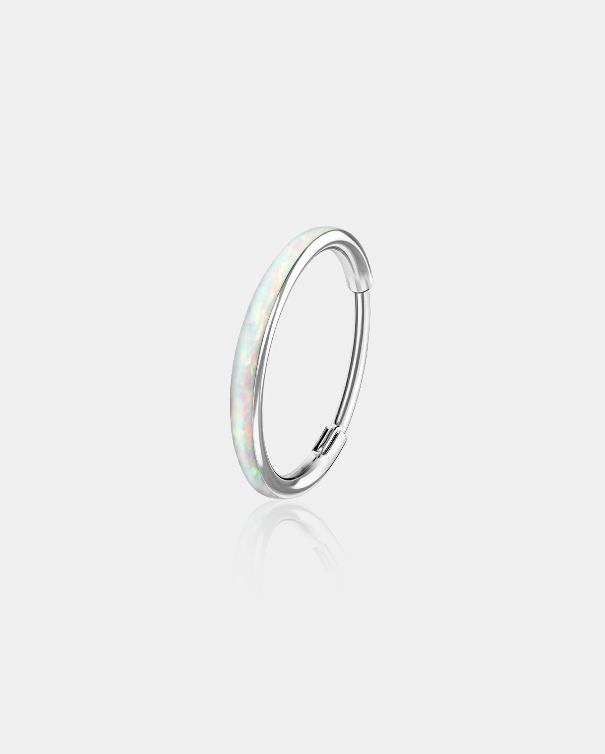 16G Opal Hinged Segment Helix Ring