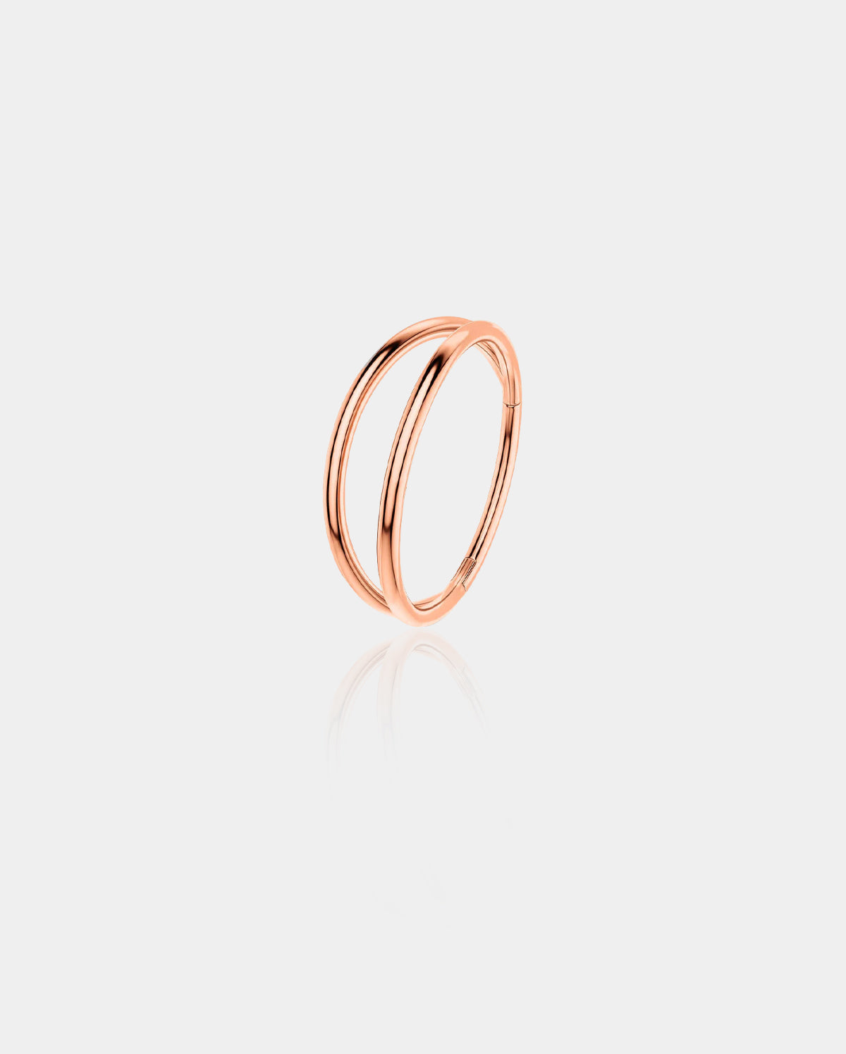 16G Double Hoop Hinged Segment Ring