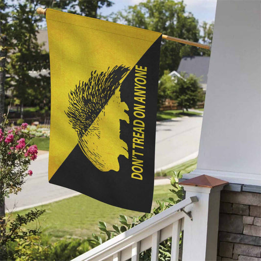 Ancap Don't Tread Porcupine Two Sided Flag
