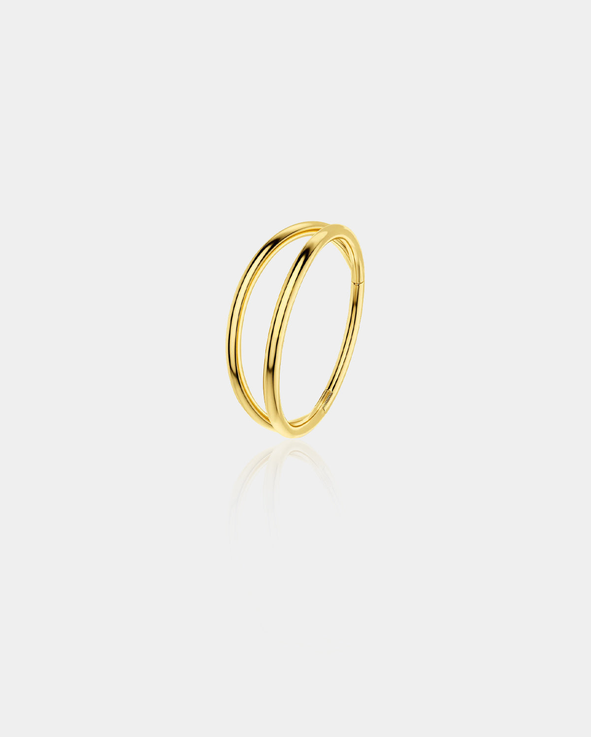 16G Double Hoop Hinged Segment Ring