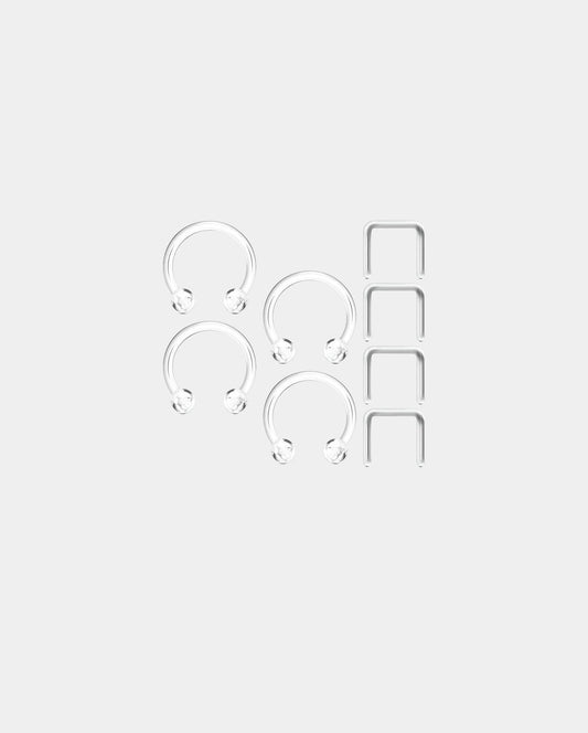 8PCS Acrylic Septum Retainers Set