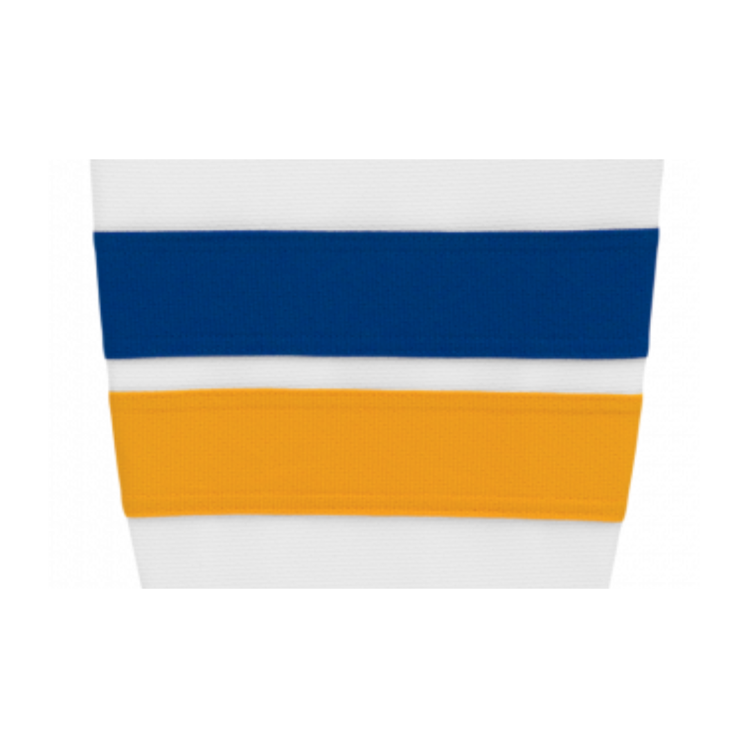 Athletic Knit (AK) HS2100-449 2014 St. Louis Blues White Mesh Ice Hockey Socks
