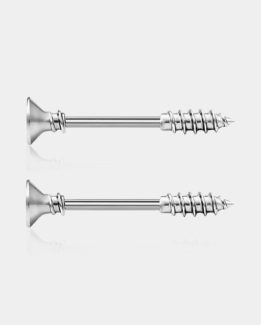 2PCS Screw Nipple Barbell Pack