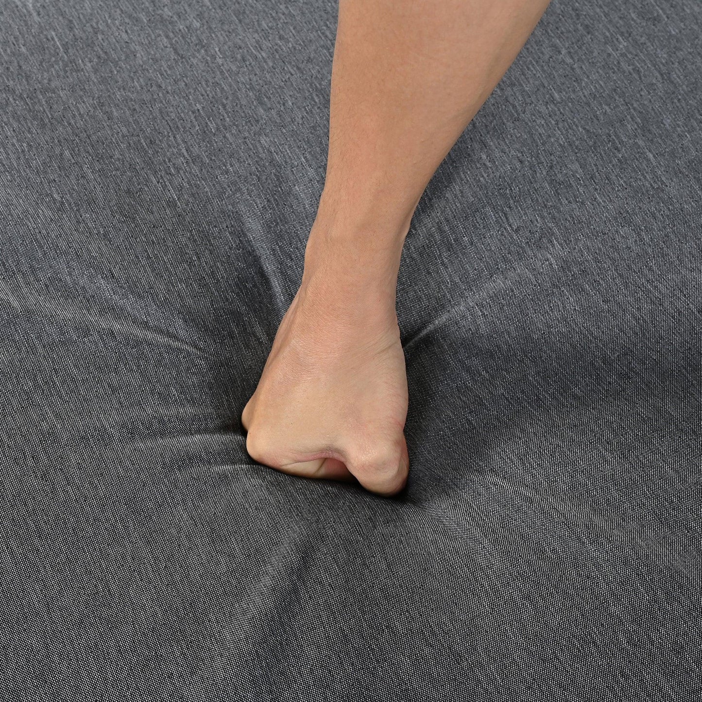 Patio Furniture Set with Loveseats, 4 Pieces Outdoor Sofa Set with Waterproof Cushions, Durable Iron-Wood Design for Garden, Backyard, Poolside