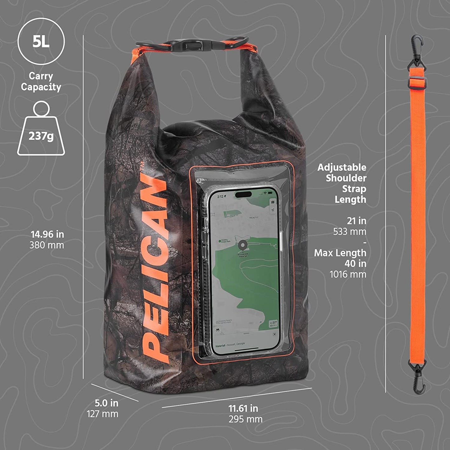 Pelican Marine Water Resistant Dry Bag -  (Hunter Camo) - CLEARANCE / FINAL SALES