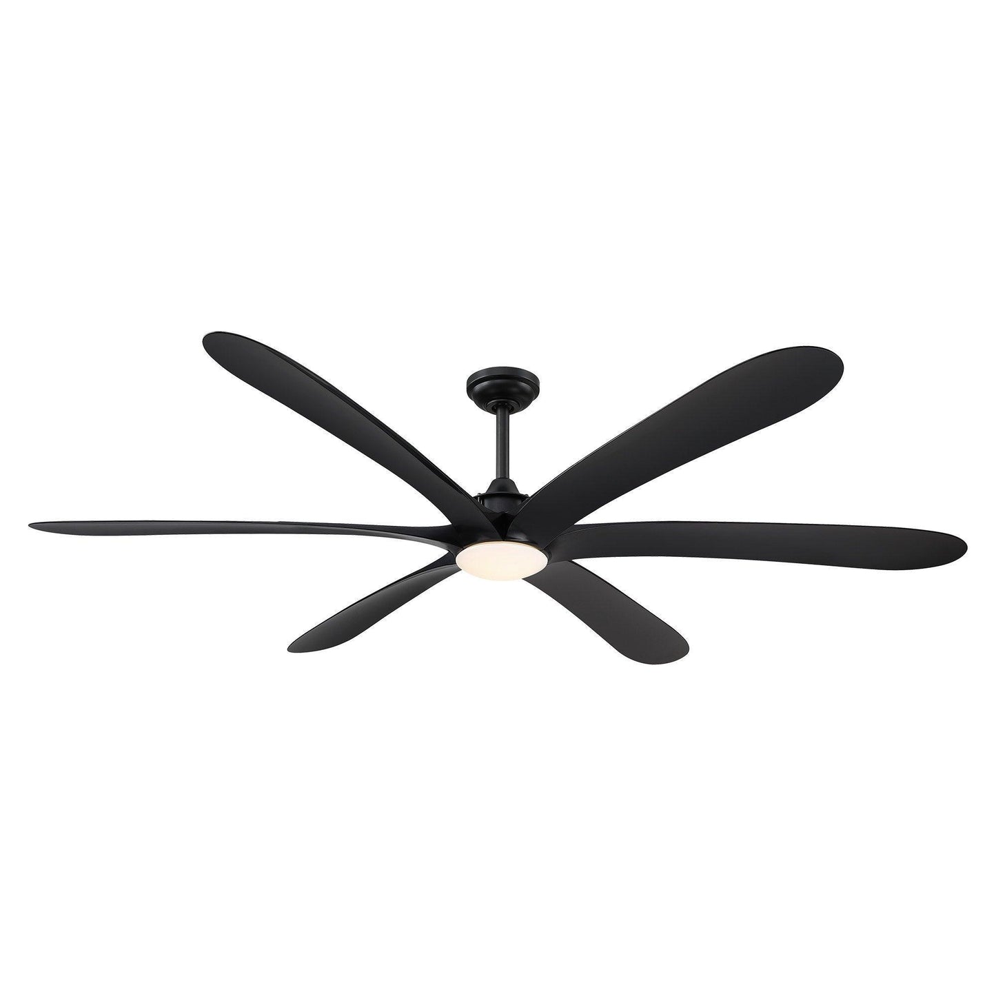72" Jaydn Farmhouse Satin Nickel DC Motor Downrod Mount Reversible Ceiling Fan with Lighting and Remote Control