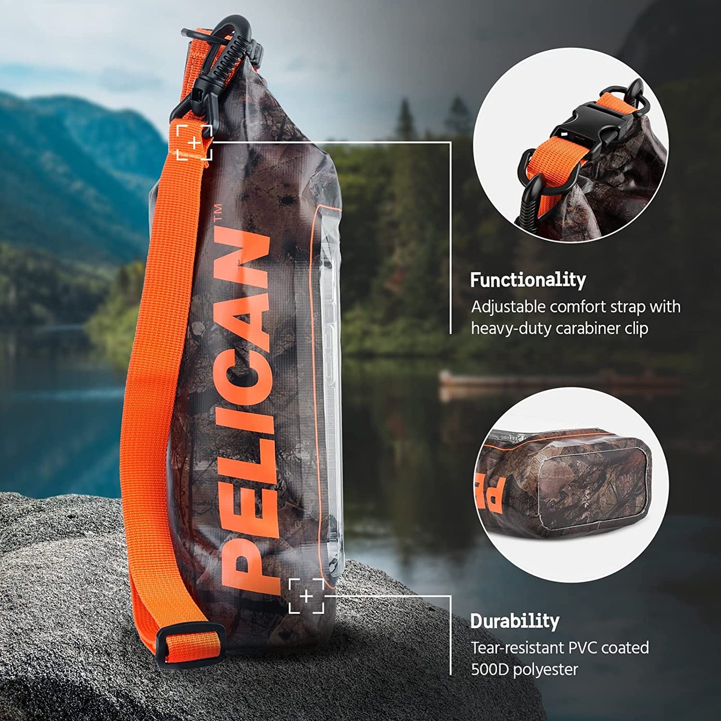 Pelican Marine Water Resistant Dry Bag -  (Hunter Camo) - CLEARANCE / FINAL SALES