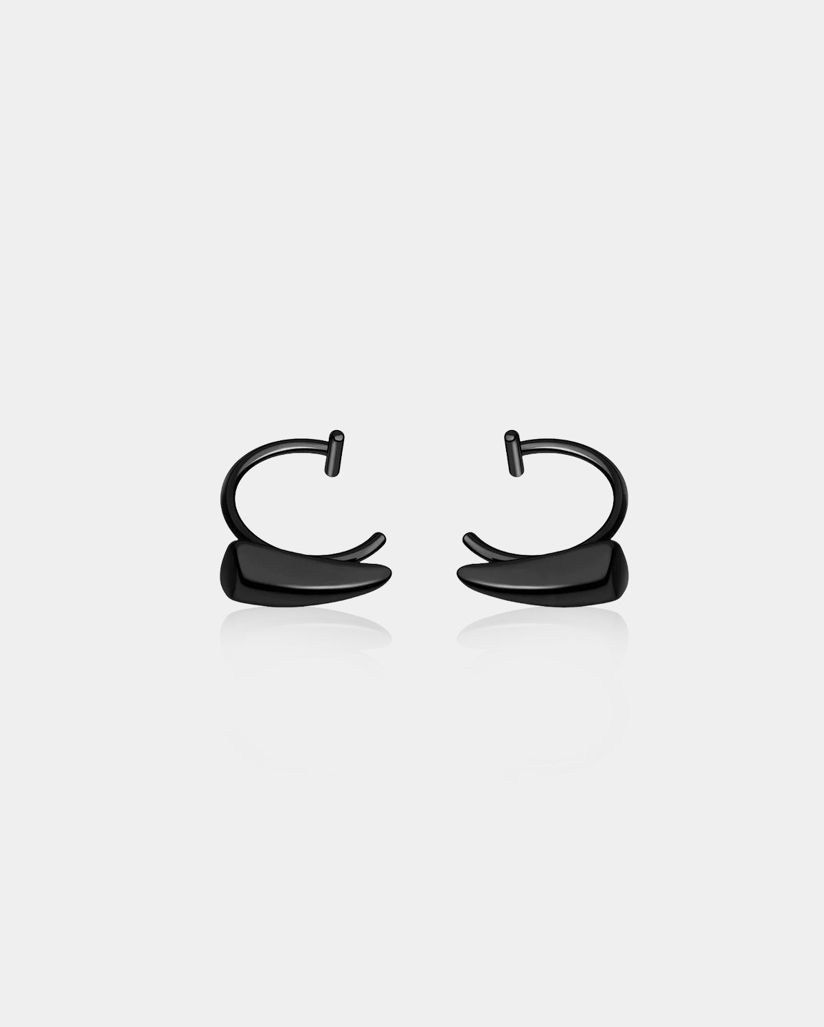 2PCS 3L Stainless Steel Fake Lip Ring
