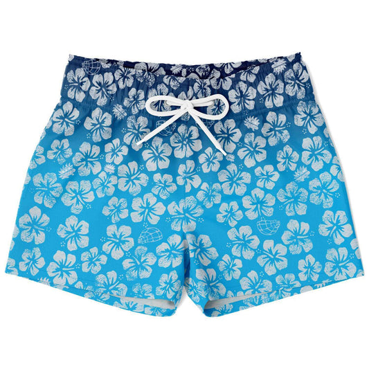 Alaska Libertarian Hawaiian Kids Swim Trunks - With Igloos and Porcupines