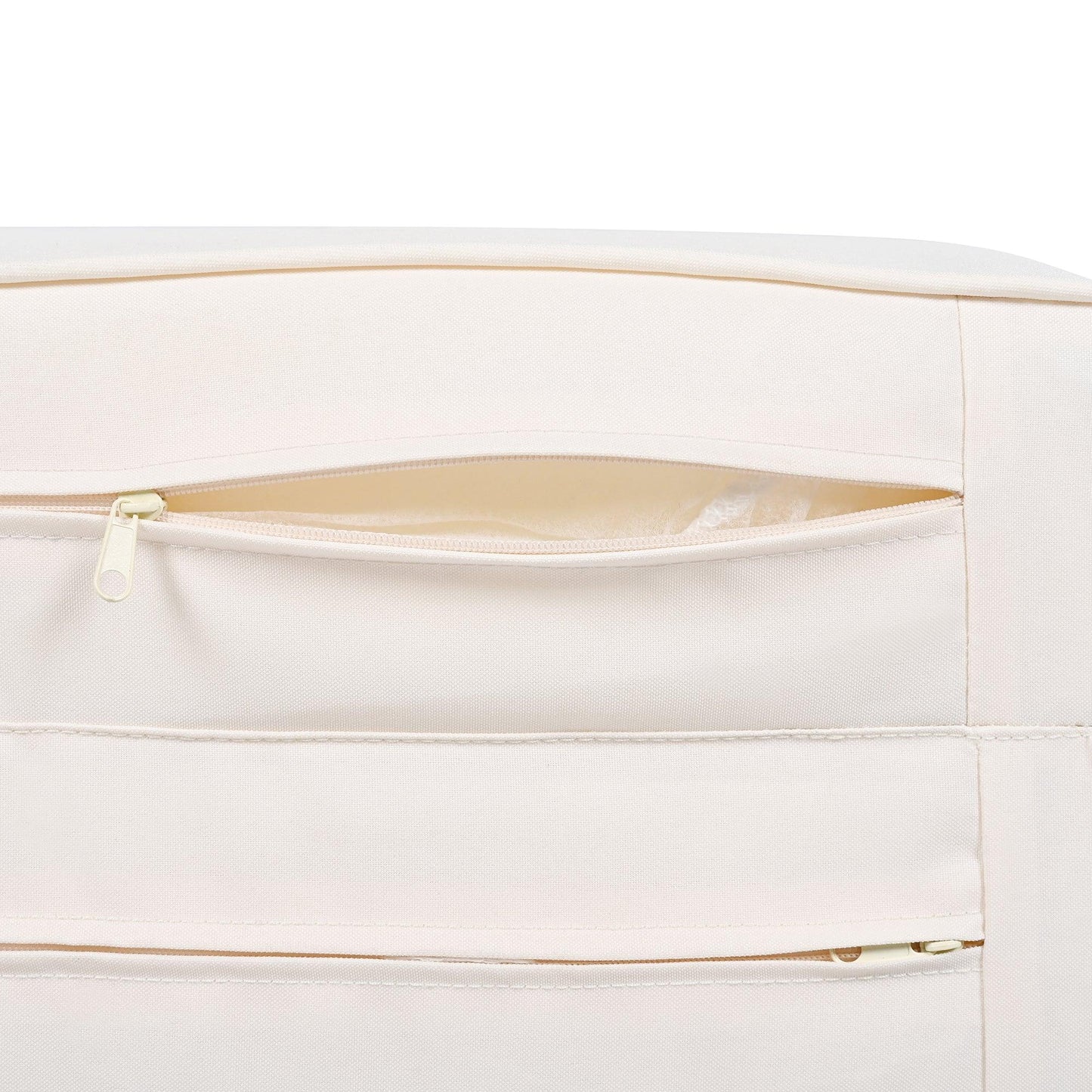 Outdoor Lounge Chair, Patio Chaise Lounge with 5-Position Backrest, Rattan Outdoor Lounge Chair with Cushion and Wheels for Poolside, Backyard, Garden