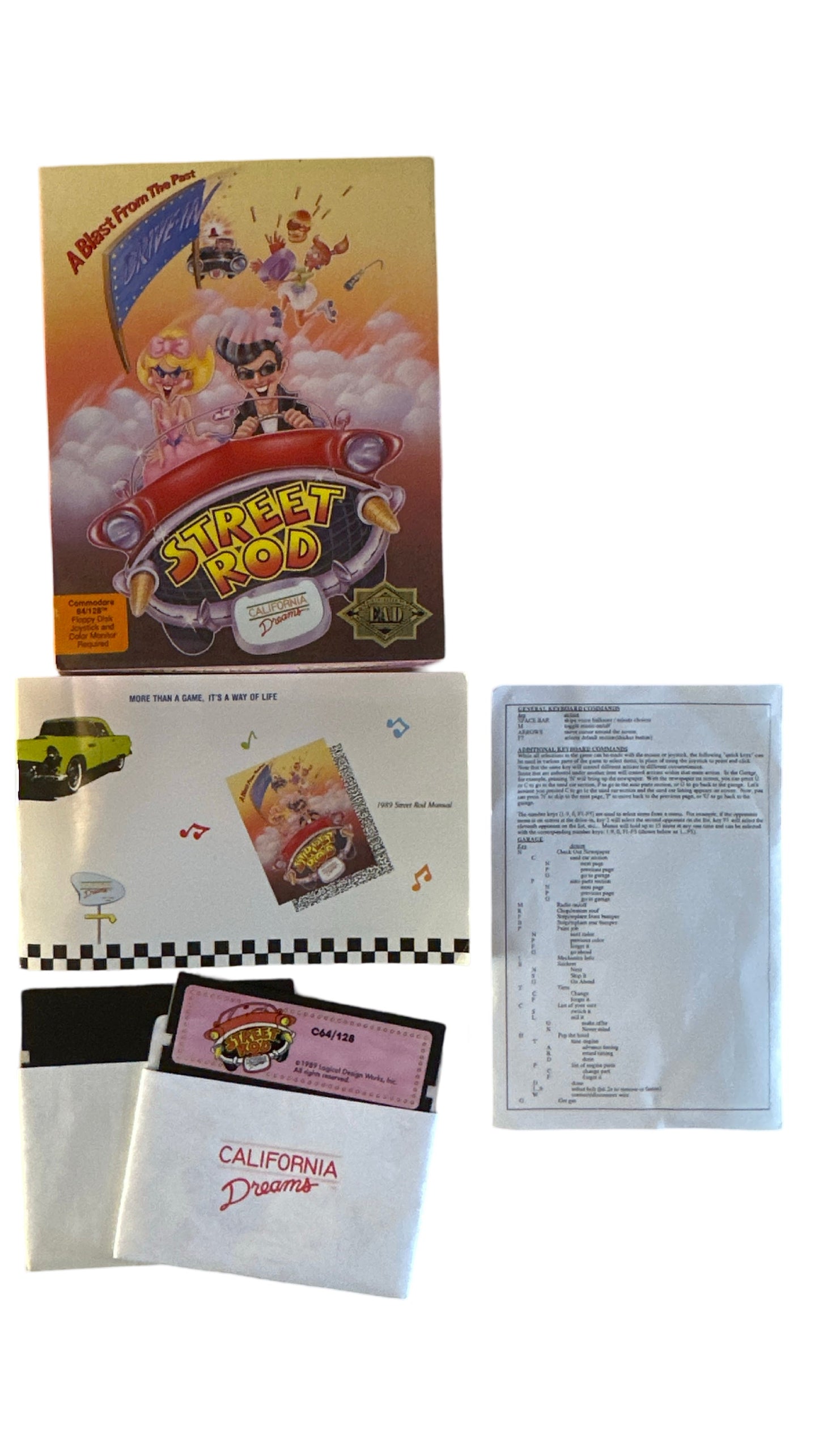 Vintage California Dreams Street Rod  - Commodore 64/128