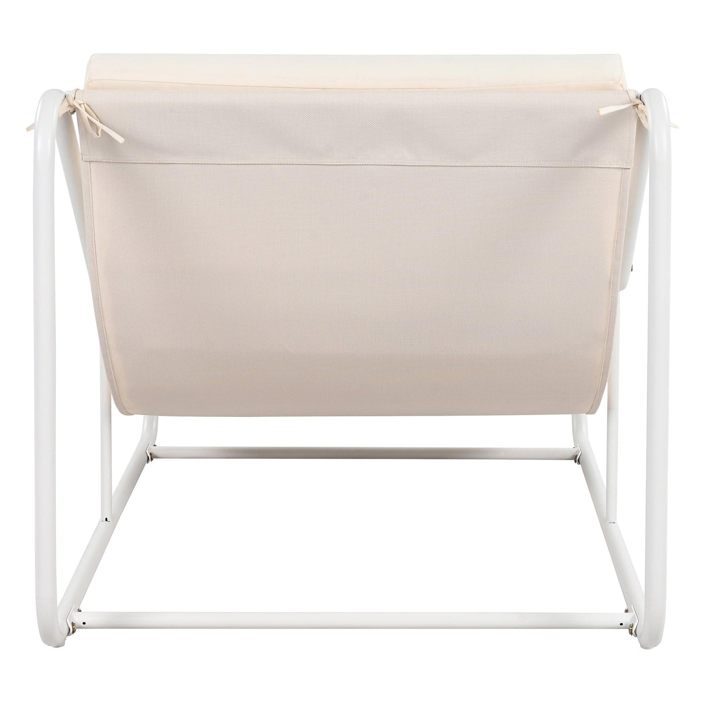 Outdoor Chaise Lounge Chairs Set of 3 with Acacia Side Table, Pool Lounge Chairs for Lawn, Deck, Beach