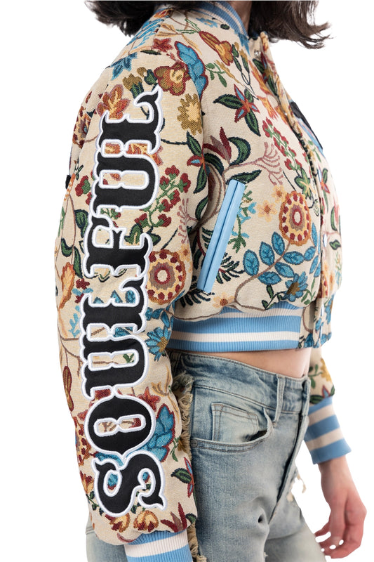 **Pre-Sale** Smoke Rise Red Botanic Jacket "Soulful Journey"