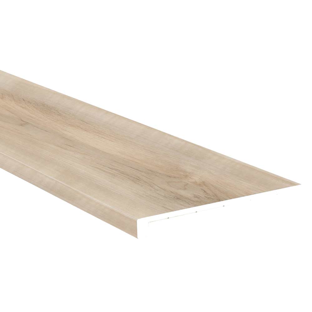 Akadia 1.25" Thick x 12.01" Wide x 47.24" Length Vinyl Stair Tread Eased Edge - MSI Everlife Collection