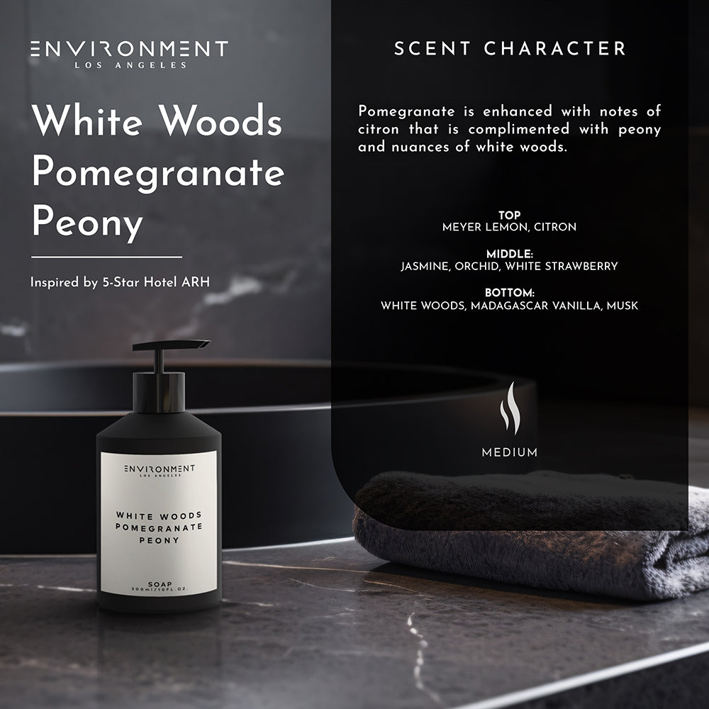 White Woods | Pomegranate | Peony Hand Soap (Inspired by The Aria Hotel®)