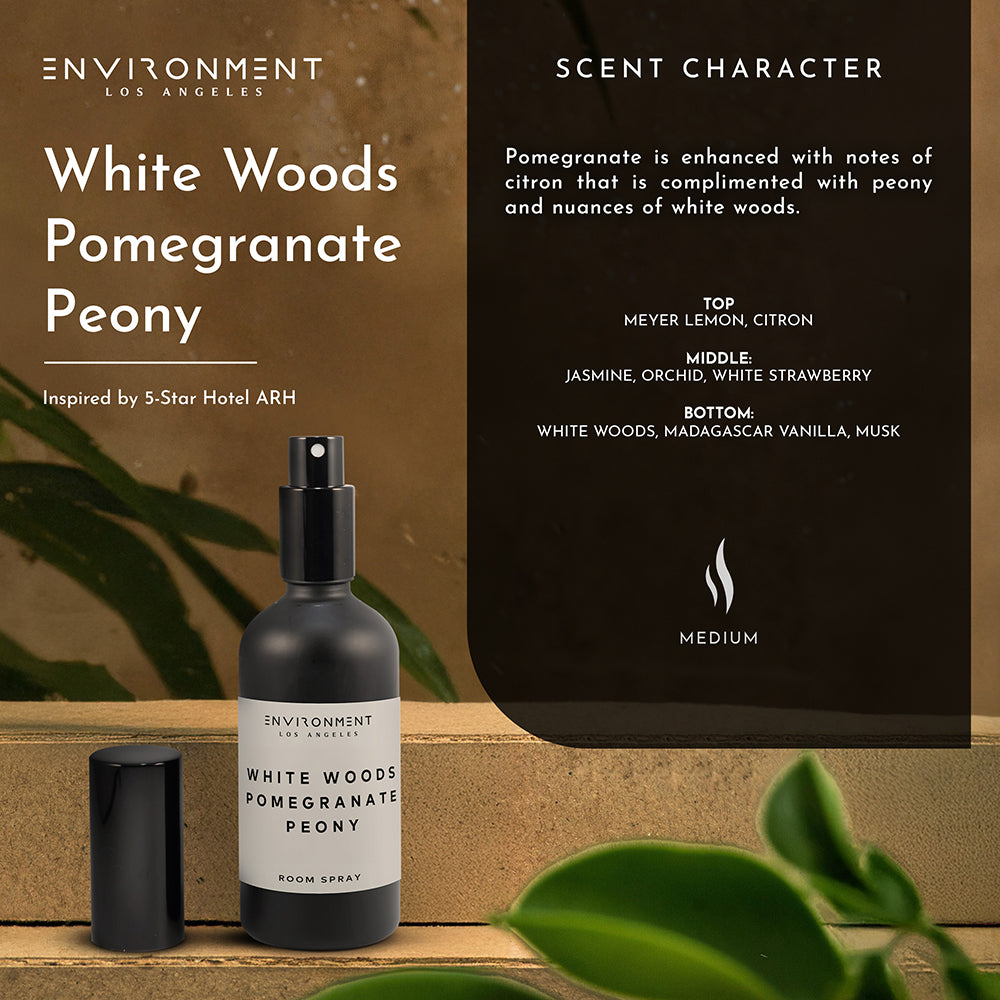 White Woods | Pomegranate | Peony Room Spray (Inspired by The Aria Hotel®)