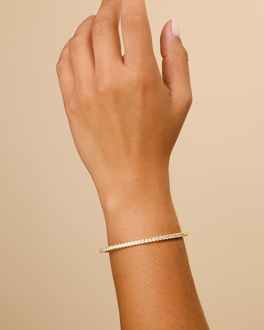 Aster CZ Tennis Bracelet