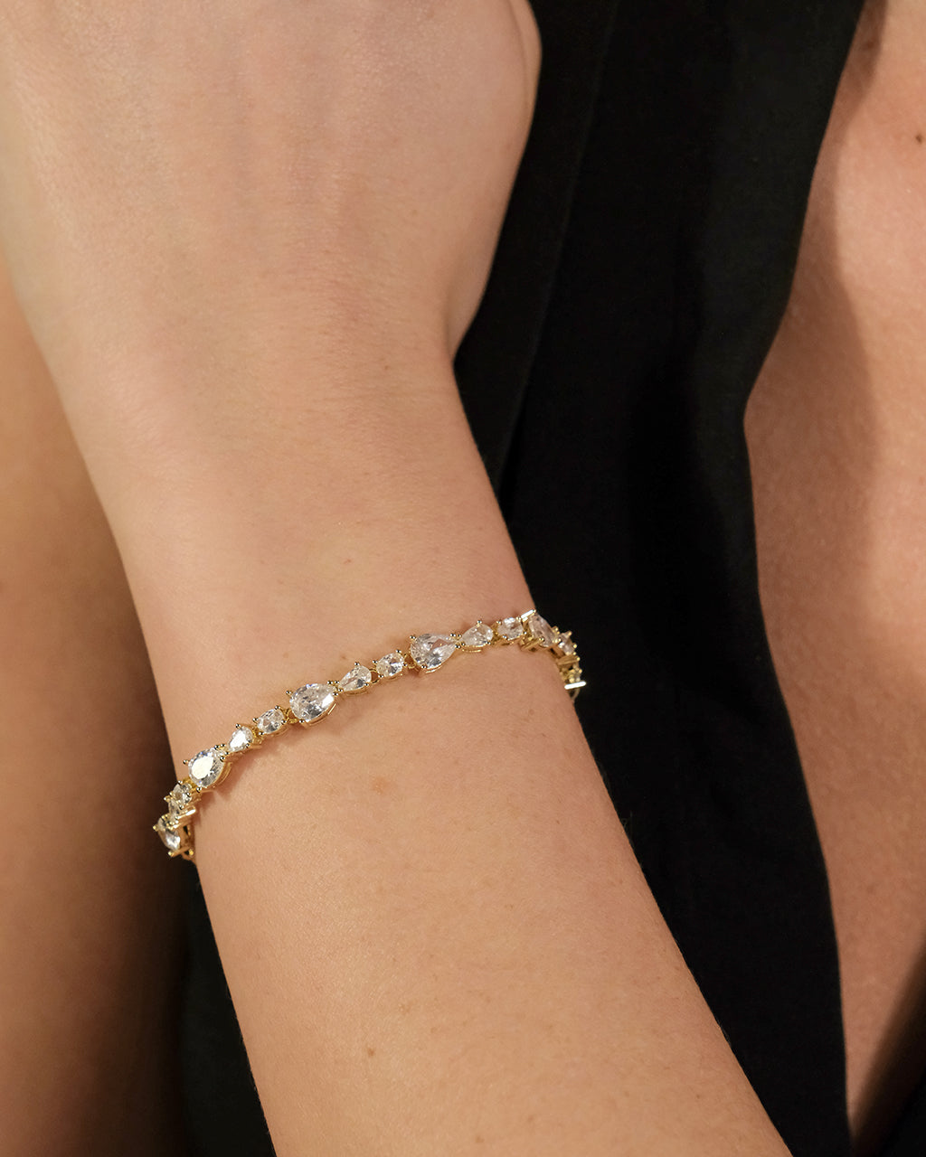 Sterling Silver Wyatt CZ Tennis Bracelet