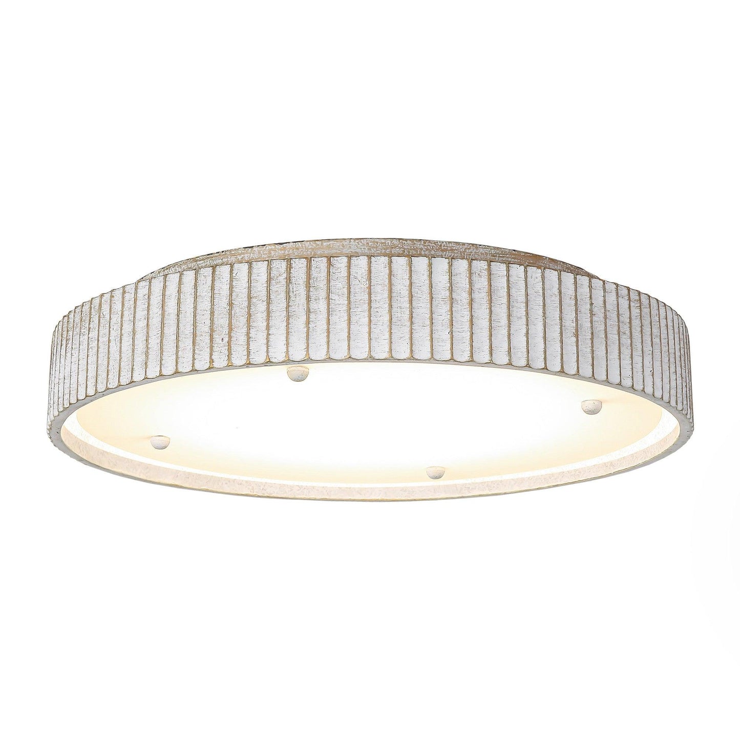 18 Inch White Modern Flush Mount LED Light