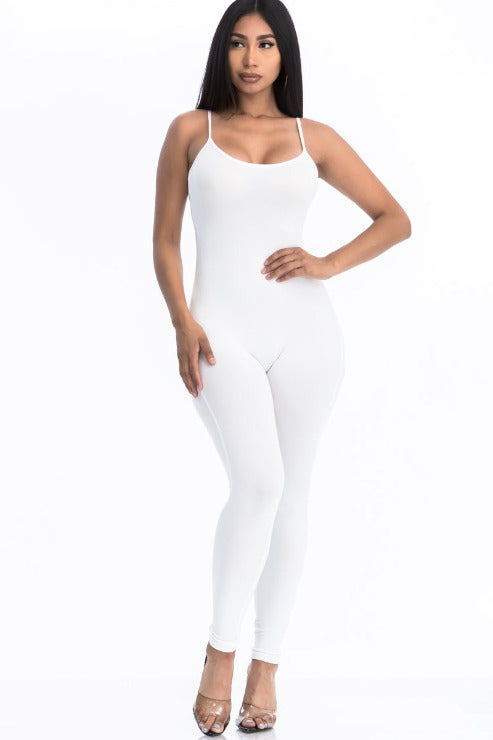 Solid Bodycon Cami Jumpsuit (CAPELLA)