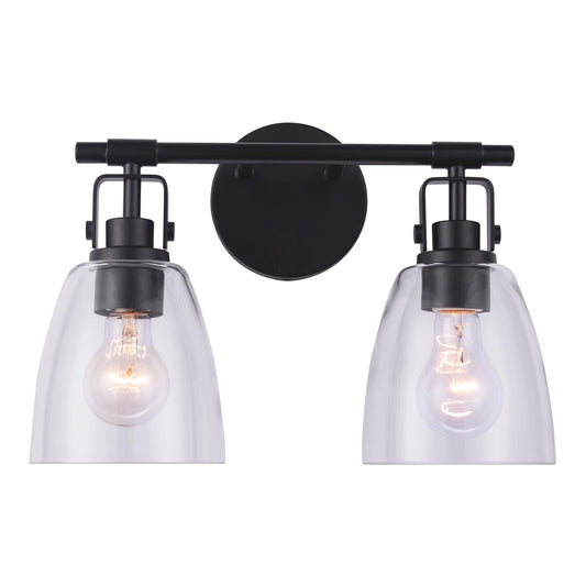 Brilliance Modern Farmhouse 2-Light Vanity Light